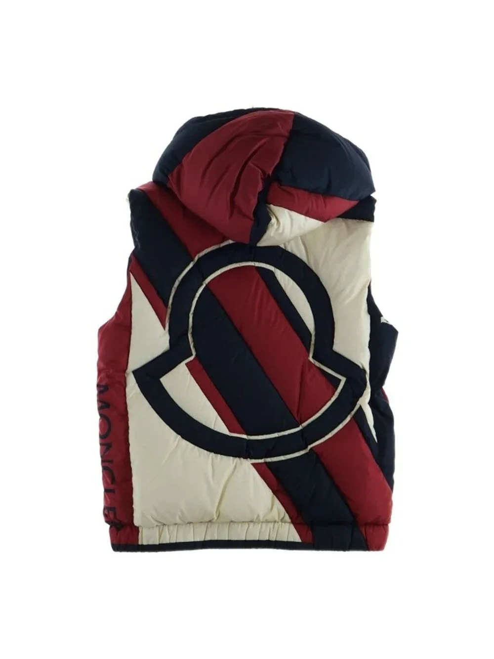 Moncler Permit Gilet Craig Green Logo Hooded Down Vest Red Black